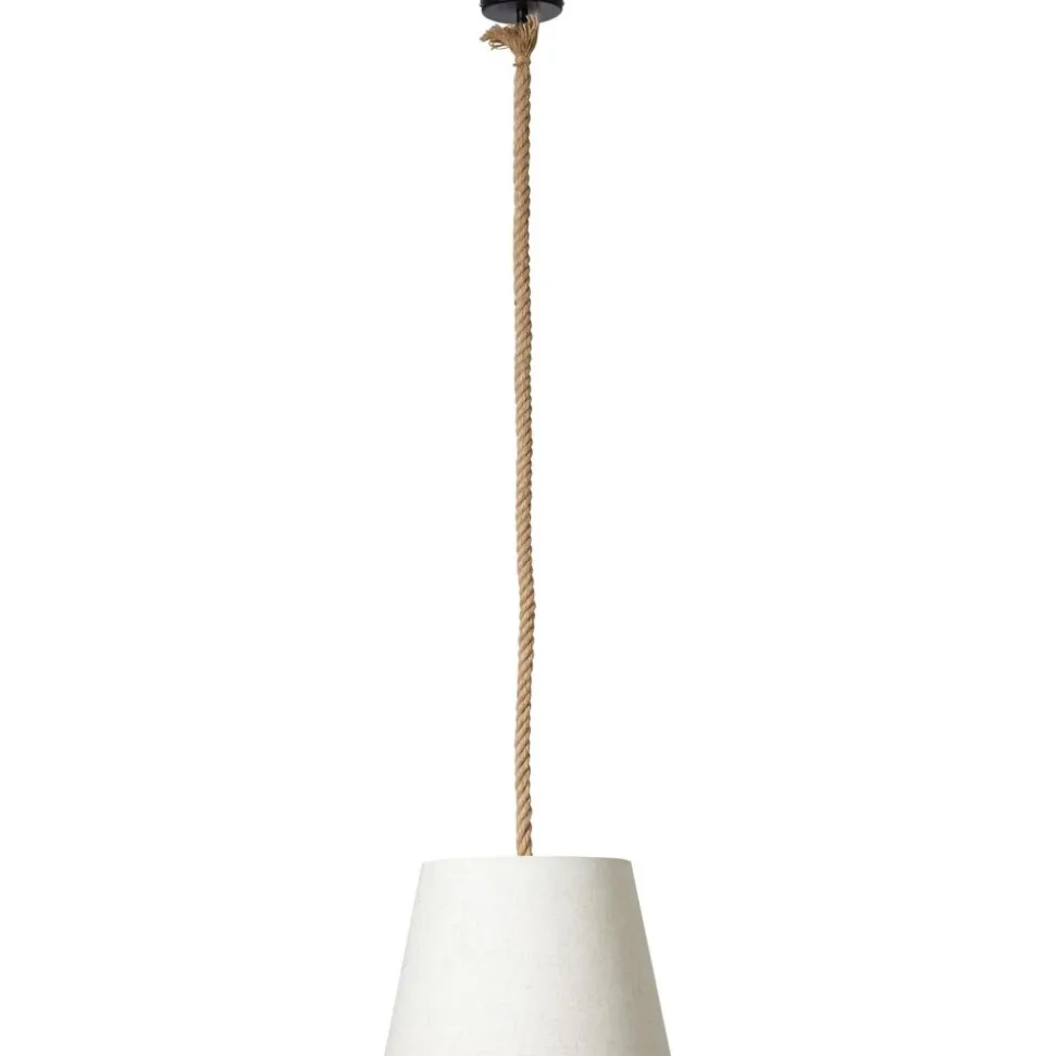 BRILLIANT Sailor Pendelleuchte 35cm natur/weiß Innenleuchten,Pendelleuchten | 1x A60, E27, 40W, geeignet für Normallampen (nicht enthalten) | Für LED-Leuchtmittel geeignet