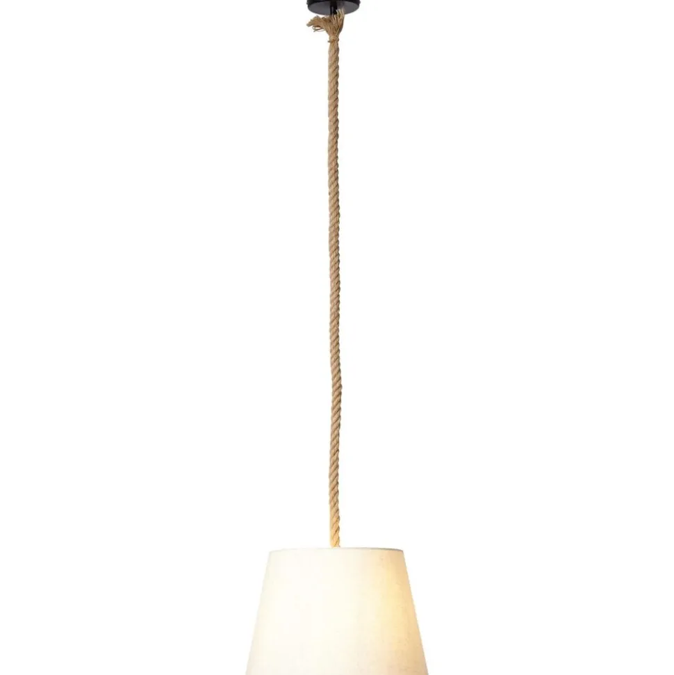 BRILLIANT Sailor Pendelleuchte 35cm natur/weiß Innenleuchten,Pendelleuchten | 1x A60, E27, 40W, geeignet für Normallampen (nicht enthalten) | Für LED-Leuchtmittel geeignet