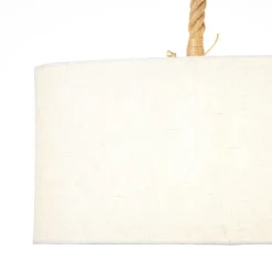 BRILLIANT Sailor Pendelleuchte, 2-flammig natur/weiß Innenleuchten,Pendelleuchten,-Balken | 2x A60, E27, 40W, geeignet für Normallampen (nicht enthalten) | Für LED-Leuchtmittel geeignet