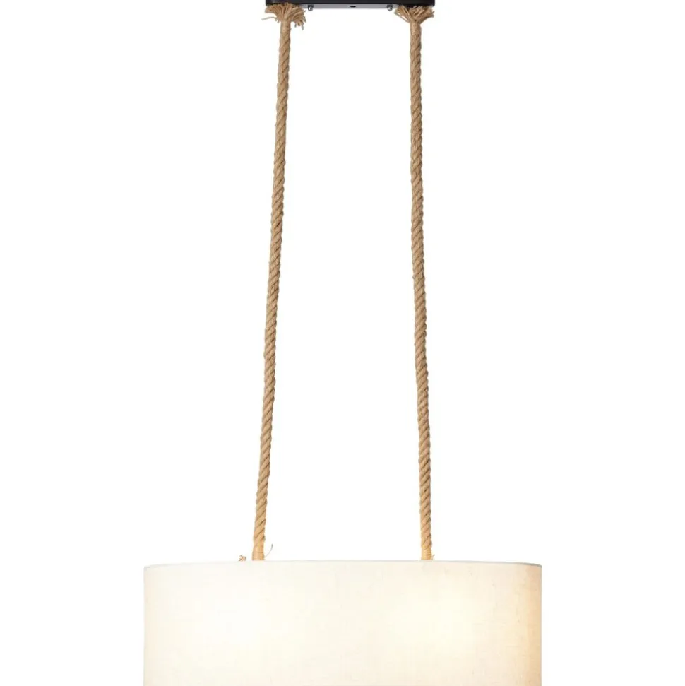 BRILLIANT Sailor Pendelleuchte, 2-flammig natur/weiß Innenleuchten,Pendelleuchten,-Balken | 2x A60, E27, 40W, geeignet für Normallampen (nicht enthalten) | Für LED-Leuchtmittel geeignet