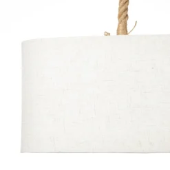 BRILLIANT Sailor Pendelleuchte, 2-flammig natur/weiß Innenleuchten,Pendelleuchten,-Balken | 2x A60, E27, 40W, geeignet für Normallampen (nicht enthalten) | Für LED-Leuchtmittel geeignet