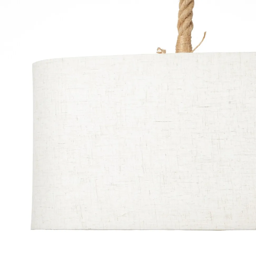 BRILLIANT Sailor Pendelleuchte, 2-flammig natur/weiß Innenleuchten,Pendelleuchten,-Balken | 2x A60, E27, 40W, geeignet für Normallampen (nicht enthalten) | Für LED-Leuchtmittel geeignet