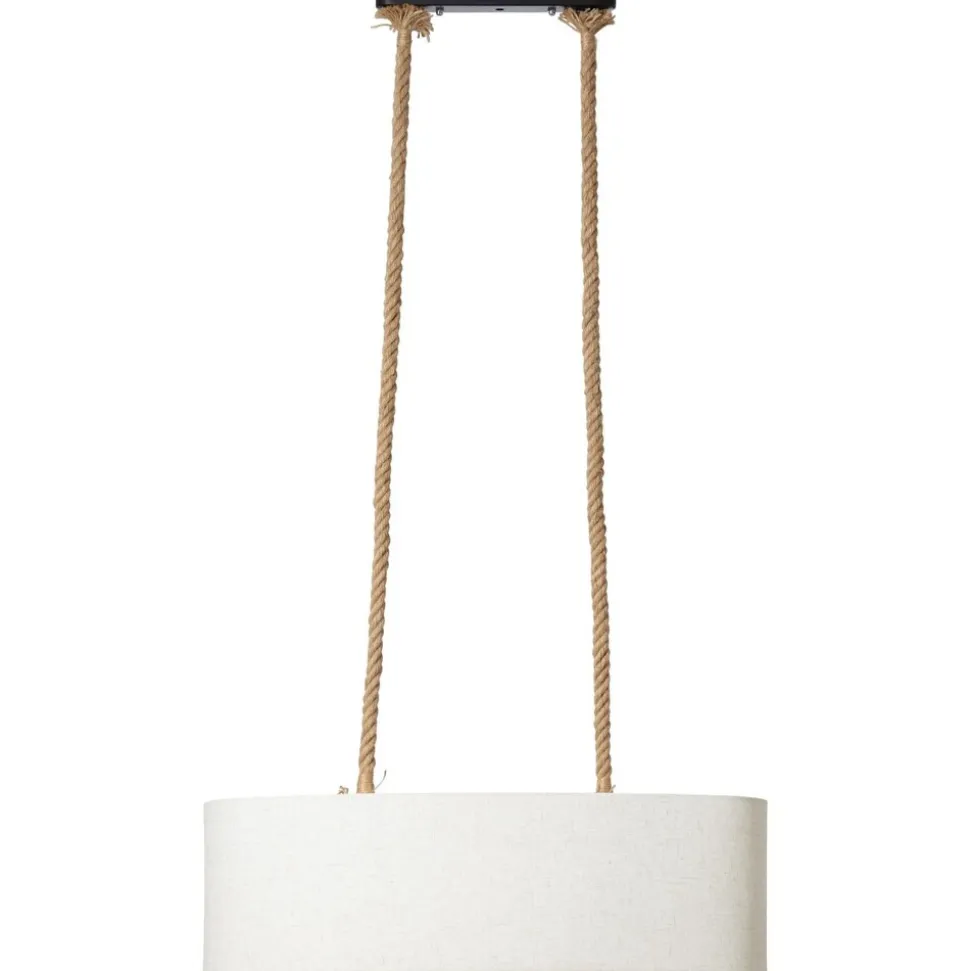 BRILLIANT Sailor Pendelleuchte, 2-flammig natur/weiß Innenleuchten,Pendelleuchten,-Balken | 2x A60, E27, 40W, geeignet für Normallampen (nicht enthalten) | Für LED-Leuchtmittel geeignet