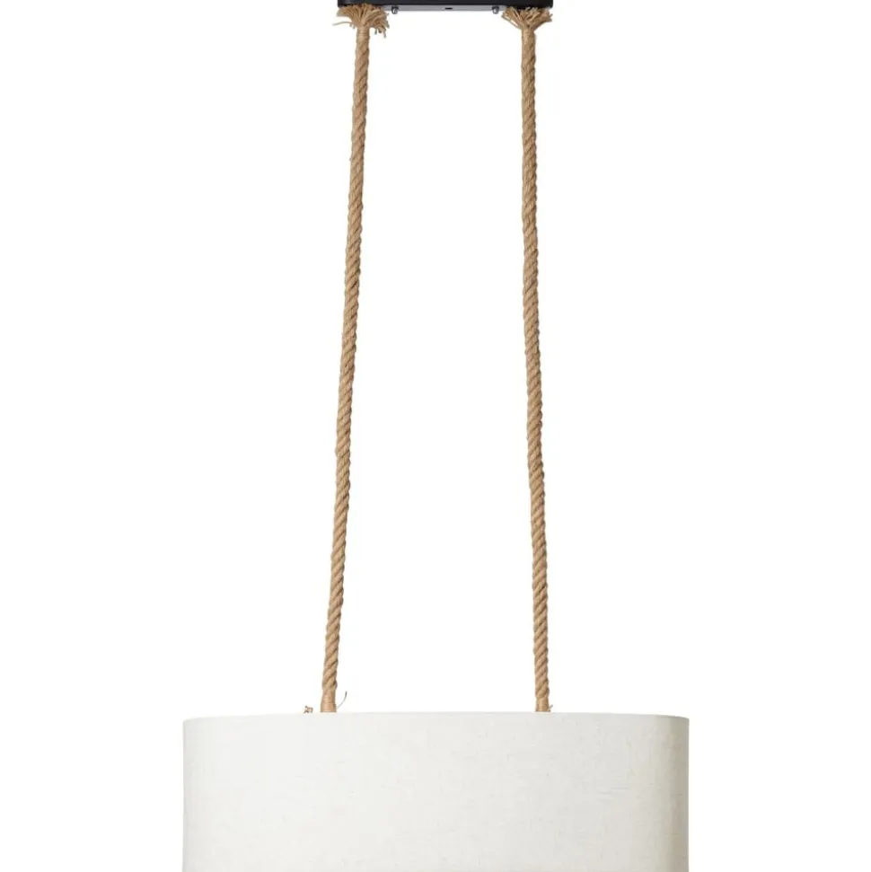 BRILLIANT Sailor Pendelleuchte, 2-flammig natur/weiß Innenleuchten,Pendelleuchten,-Balken | 2x A60, E27, 40W, geeignet für Normallampen (nicht enthalten) | Für LED-Leuchtmittel geeignet