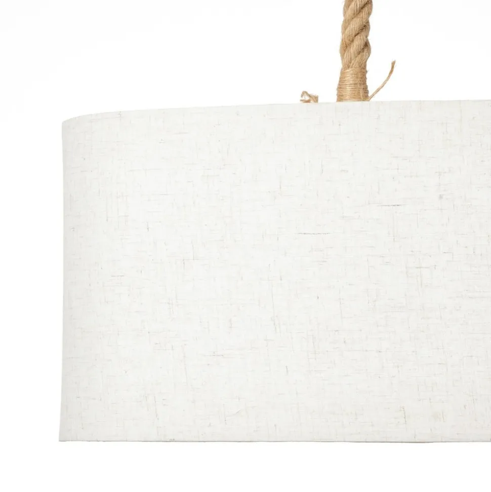 BRILLIANT Sailor Pendelleuchte, 2-flammig natur/weiß Innenleuchten,Pendelleuchten,-Balken | 2x A60, E27, 40W, geeignet für Normallampen (nicht enthalten) | Für LED-Leuchtmittel geeignet