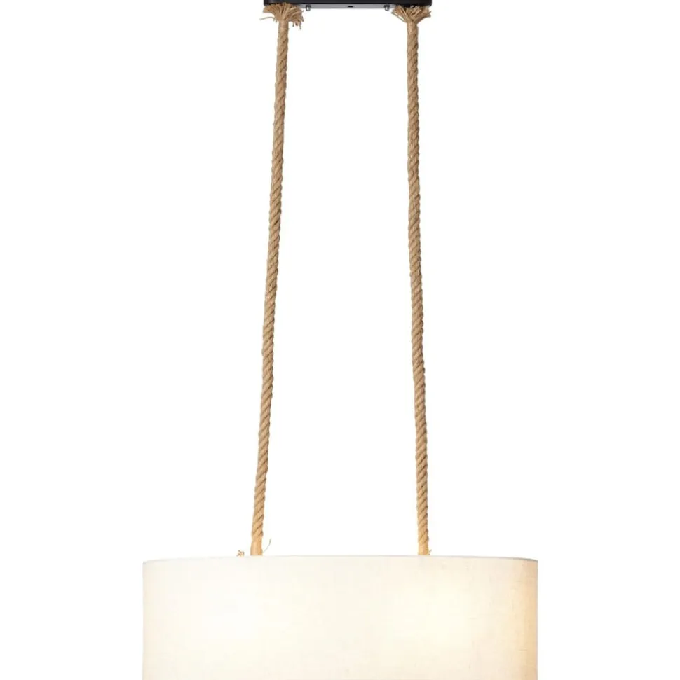 BRILLIANT Sailor Pendelleuchte, 2-flammig natur/weiß Innenleuchten,Pendelleuchten,-Balken | 2x A60, E27, 40W, geeignet für Normallampen (nicht enthalten) | Für LED-Leuchtmittel geeignet
