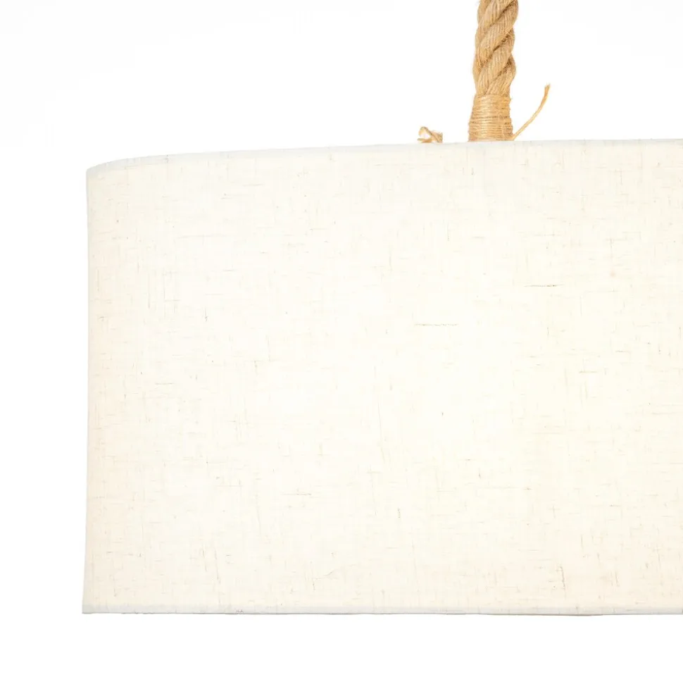 BRILLIANT Sailor Pendelleuchte, 2-flammig natur/weiß Innenleuchten,Pendelleuchten,-Balken | 2x A60, E27, 40W, geeignet für Normallampen (nicht enthalten) | Für LED-Leuchtmittel geeignet
