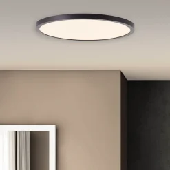 BRILLIANT Tuco LED Deckenaufbau-Paneel 30cm schwarz/weiß | 1x LED integriert, 19W LED integriert, (Lichtstrom: 2500lm, Lichtfarbe: 2700K)