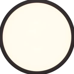 BRILLIANT Tuco LED Deckenaufbau-Paneel 25cm schwarz/weiß | 1x LED integriert, 16W LED integriert, (Lichtstrom: 2100lm, Lichtfarbe: 2700K)