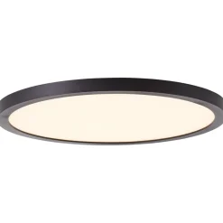 BRILLIANT Tuco LED Deckenaufbau-Paneel 25cm schwarz/weiß | 1x LED integriert, 16W LED integriert, (Lichtstrom: 2100lm, Lichtfarbe: 2700K)