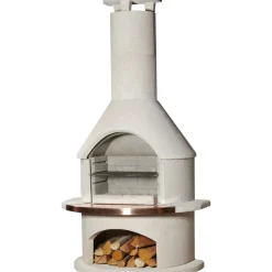 Buschbeck Rondo Gartengrillkamin weiß