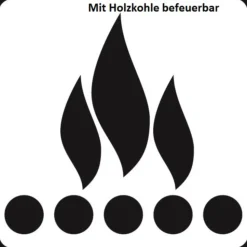 Buschbeck Rondo Gartengrillkamin weiß