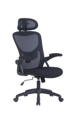 byLIVING Bürostuhl FLEX, Webstoffbezug schwarz, Kunststoff schwarz