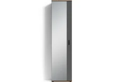 byLIVING Garderobe JAKOB, Breite 49 cm, Old Wood/anthrazit, Spiegeltür