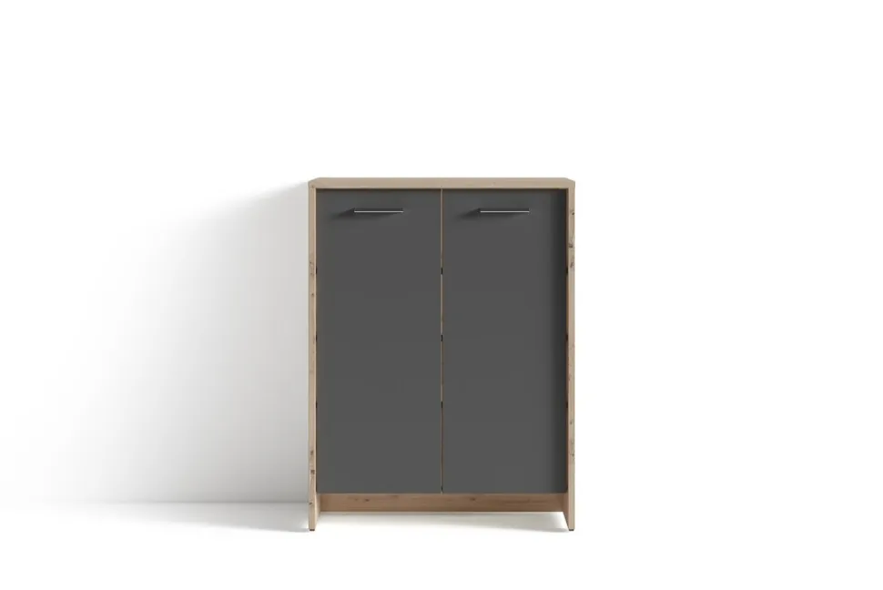 byLIVING Schuhschrank BEN, Breite 63 cm, Artisan Eiche (Eiche-Optik)/anthrazit