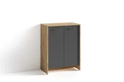 byLIVING Schuhschrank BEN, Breite 63 cm, Artisan Eiche (Eiche-Optik)/anthrazit