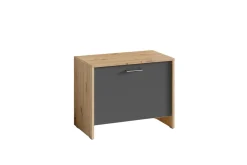 byLIVING Sitzbank BEN, Breite 60 cm, Artisan Eiche (Eiche-Optik)/anthrazit