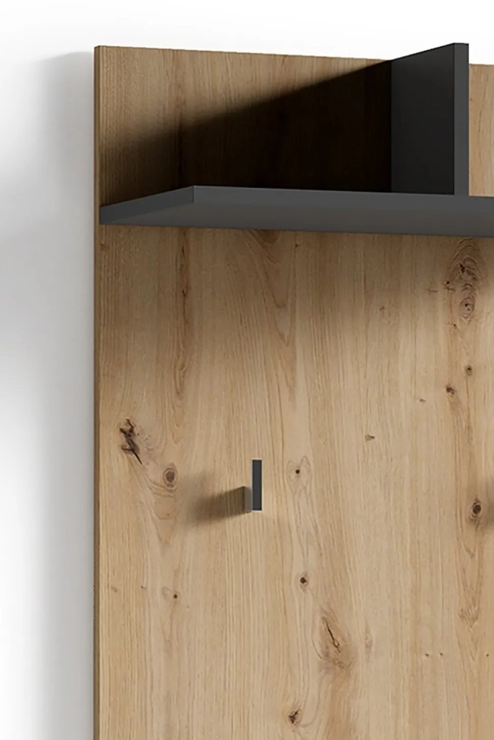 byLIVING Wandpaneel BEN, Breite 60 cm, Artisan Eiche (Eiche-Optik)/anthrazit