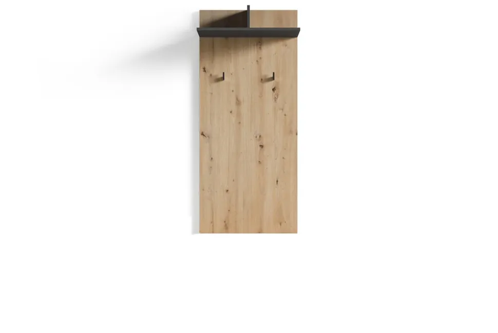 byLIVING Wandpaneel BEN, Breite 60 cm, Artisan Eiche (Eiche-Optik)/anthrazit