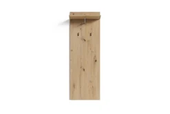 byLIVING Wandpaneel JAKOB, Breite 48 cm, Artisan Eiche, 2 Haken und Regal