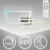 CCT LED Wand- und Deckenleuchte,chrom-alu, LED/40W