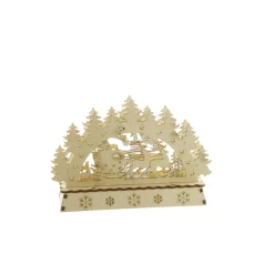Cepewa LED Mini Schwibbogen Schlitten