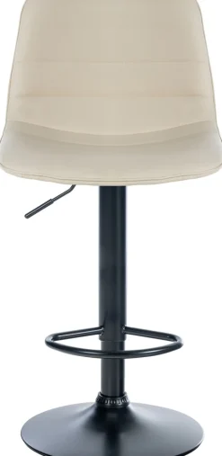 CLP 2er Set Barhocker Lex Kunstleder I Höhenverstellbare Thekenhocker Mit Kunstlederbezug I Drehbare Tresenstühle Mit Metallgestell