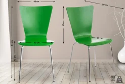 CLP Stapelstuhl Aaron I Ergonomisch Geformter Konferenzstuhl Mit Holzsitz I Platzsparender Besucherstuhl Mit Bodenschonern