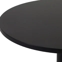 CLP Stehtisch rund 60cm Lamoni, Bartisch stufenlos höhenverstellbar, 360° drehbar, Bistrotisch mit stabilem Metallgestell und Bodenschutz