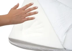 6cm Memoryfoam-Matratzentopper MCW-E63, Topper Matratzenauflage Matratzenschoner ~ 90x200cm Viscoschaum