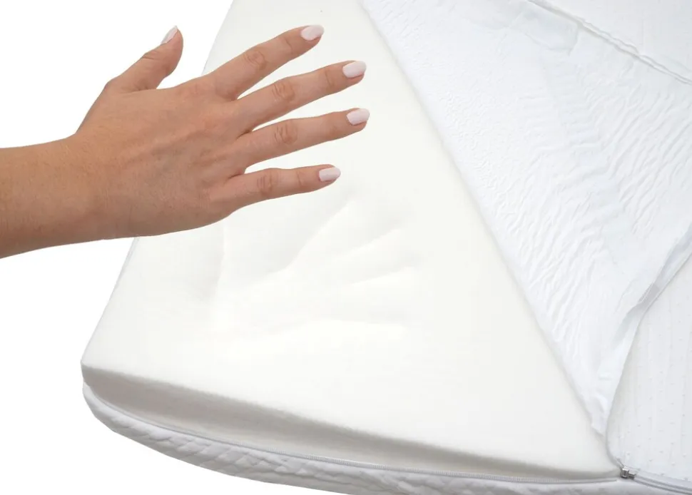 10cm Memoryfoam-Matratzentopper MCW-E63, Topper Matratzenauflage Matratzenschoner ~ 90x200cm Viscoschaum