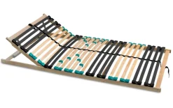 Coemo 7-Zonen Lattenrost DRÖMSON 28 Federleisten Kopfteil verstellbar 90 x 200 cm
