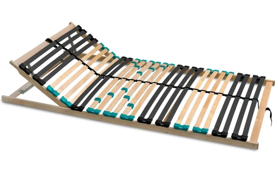 Coemo 7-Zonen Lattenrost DRÖMSON 28 Federleisten Kopfteil verstellbar 90 x 200 cm