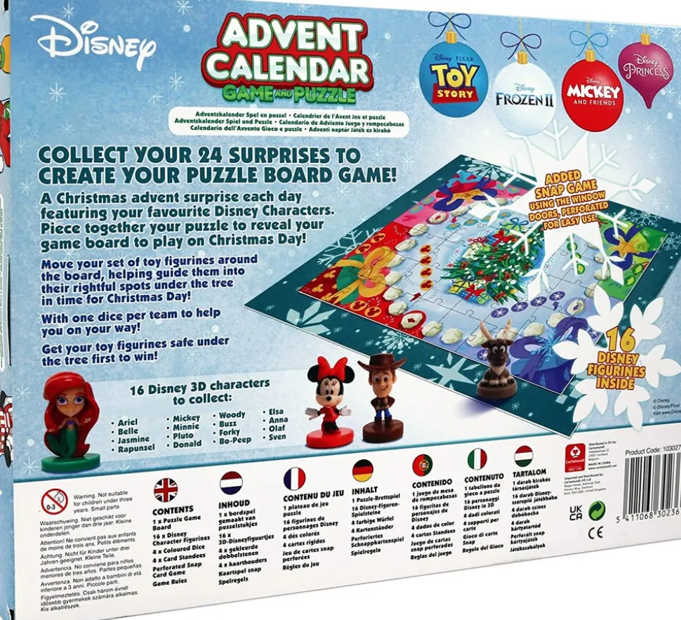 Disney - Adventskalender - Game & Puzzle Advent Kalender Weihnachten Micky Maus Donald Duck