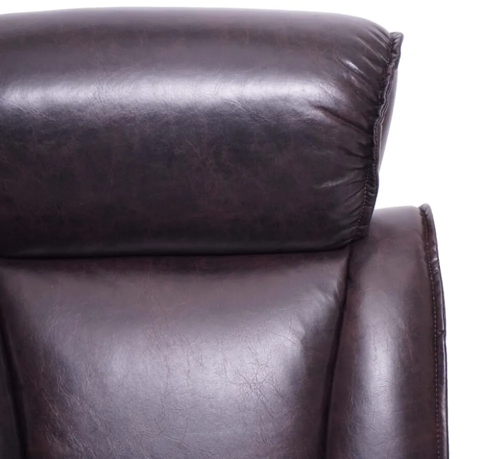2er Kinosessel MCW-H30, Relaxsessel Fernsehsessel Zweisitzer Sofa, Staufach Soft Touch Kunstleder ~ braun