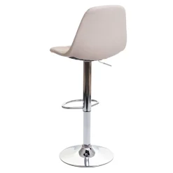 2er-Set Barhocker MCW-A67, Barstuhl Tresenhocker, MVG-zertifiziert ~ creme-beige, Kunstleder
