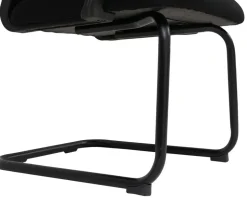 2er-Set Esszimmerstuhl MCW-K51, Stuhl Armlehne, Stoff/Textil (250g/m²) MVG ~ rot, Gestell schwarz