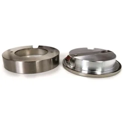 3er Set LED Einbauspot Unterbauspot Edelstahl gebürstet 12VDC 3 Watt Warmweiß 6,3 cm Ø Einbaustrahler für Möbel inkl. Aufsatzring