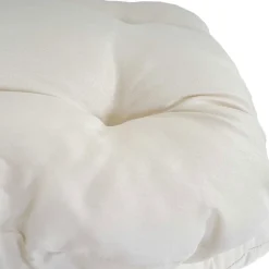 6er-Set Sitzkissen Milano, Stuhlkissen Kissen, 41x38x8cm ~ creme