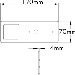2er Set Unterbauleuchte TooFlat warmweiß