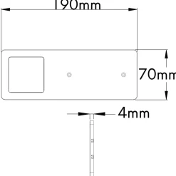 1er Set Unterbauleuchte TooFlat neutralweiß