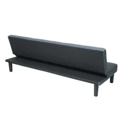 3er-Sofa MCW-G11, Couch Schlafsofa Gästebett Bettsofa Klappsofa, Schlaffunktion 195cm ~ Stoff/Textil, grau