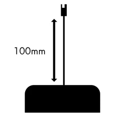 10-Fach-Verteiler für bestehende Leuchten-Sets, weiß, 10cm Kabellänge