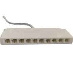10-Fach-Verteiler für bestehende Leuchten-Sets, weiß, 10cm Kabellänge
