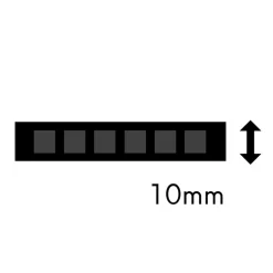 6-Fach-Verteiler für bestehende Leuchten-Sets, schwarz, 10cm Kabellänge