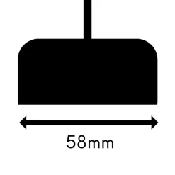 6-Fach-Verteiler für bestehende Leuchten-Sets, schwarz, 10cm Kabellänge