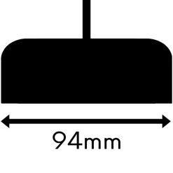 10-Fach-Verteiler für bestehende Leuchten-Sets, schwarz, 10cm Kabellänge
