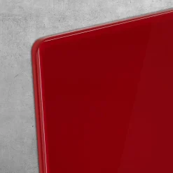 floordirekt Magnetisches Glas-Whiteboard | Rot