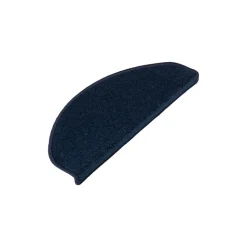 floordirekt Stufenmatte | Dynasty | Velours | Blau | Halbrund
