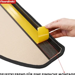 Floordirekt Stufenmatte Via Veneto | Schwarz